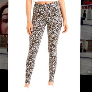 cheetah skinny jeans